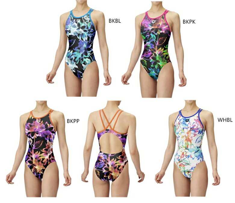 アリーナ【arena】 レディース　トレーニングワンピース　オープンバック 　TOUGHSUITシリーズ　AS5SWM06L