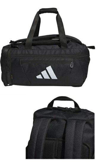 メーカー在庫限りのお買い得です! アディダス adidas ダッフルバッグ ダッフルバッグとして手に提げたり、バックパックとして背負ったりできる2ウェイ仕様♪ IKK25