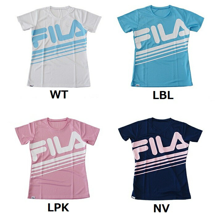 ★在庫限りのお買い得★ フィラ【FILA】 レディース 半袖Tシャツ 417-902 【レターパック対応商品】