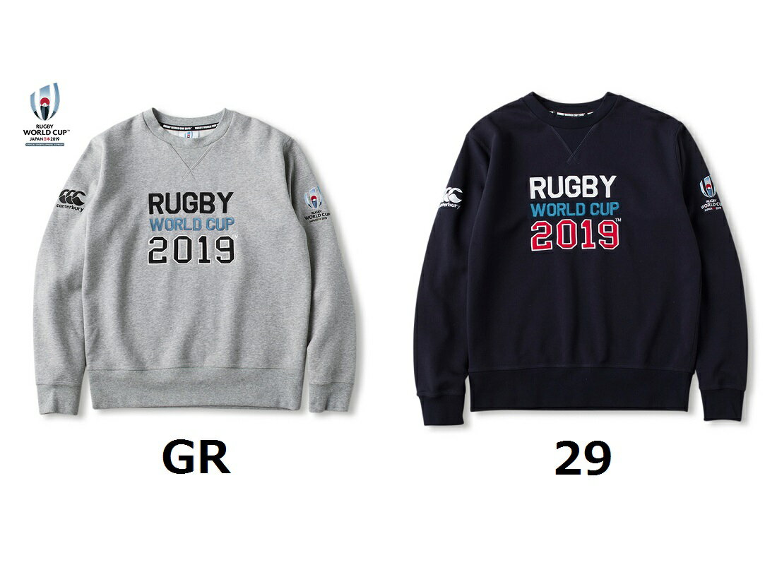 ★在庫有り★　カンタベリー 【CANTERBURY】　RWC2019 スウェット クルー (メンズ) 【RWC2019 SWEAT CREW (Men's)】　VWD49200