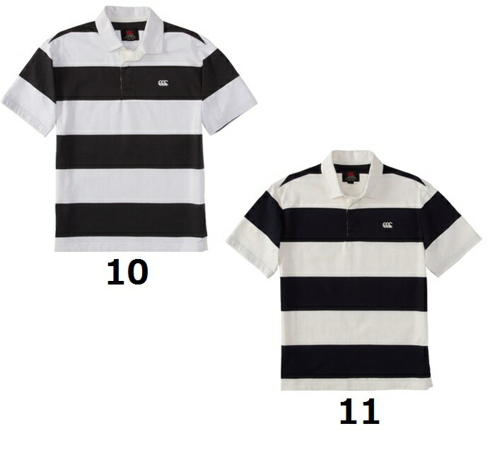★お買い得35％OFF★　カンタベリー【CANTERBURY】半袖ラグビーシャツ　4インチボーダーラグビージャージー【4INCH BORDER RUGBY JERSEY】 　　RA36226
