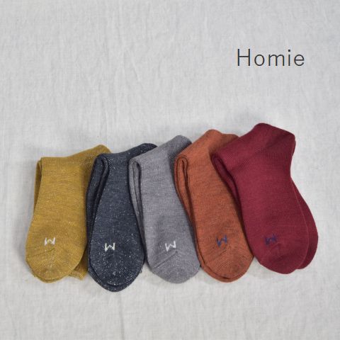  Homie 10OFFݥ5/21(Tue)13:59ޤǡHomie (ۥߡ)WOOL SILK SOCKS 6colo...