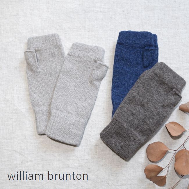 【 william brunton 全品ポイント10倍中】5/23(Thu)19:59まで william brunton(ウィリアムブラントン)ラムウールフィンガーレス グローブ 3colordi-422337【 北海道も送料無料 】