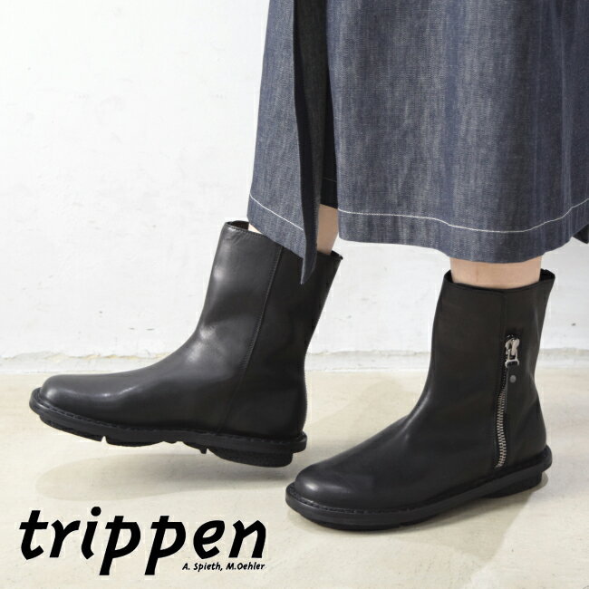 楽天SCAMP　CLOTHING【 trippen 全品ポイント10倍中】6/4（tue）19:59まで　 trippen（トリッペン） DEER ショートブーツ【 北海道も送料無料 】