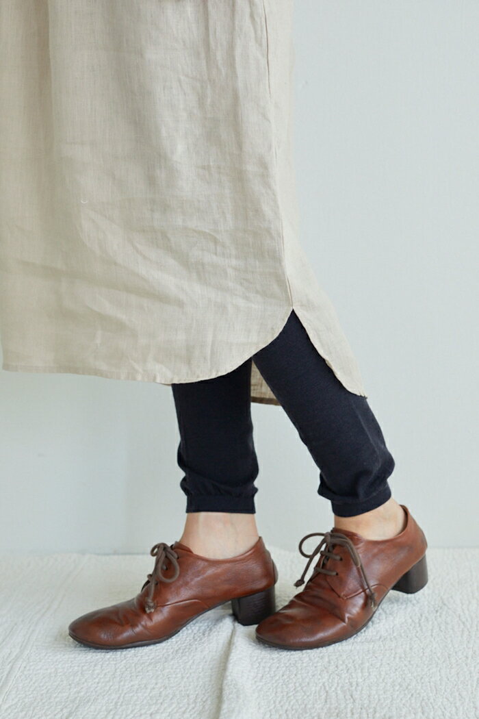 楽天SCAMP　CLOTHING【送料無料】fog linen work（フォグリネンワーク）ウール　レギンス　チャコールグレーLWK314-CG　【クーポン対象外】【 北海道も送料無料 】