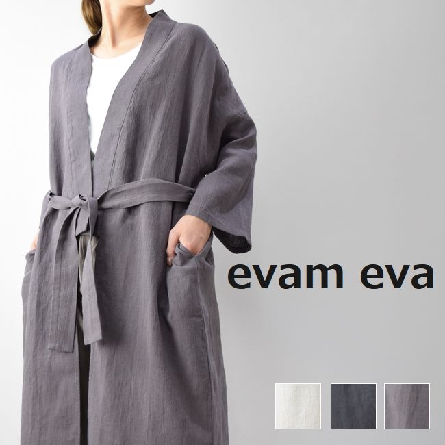 6/4(tue)20:00～6/11(tue)1:59まで　■ evam eva(エヴァムエヴァ)cotton linen rove 3colormade in japane231t156