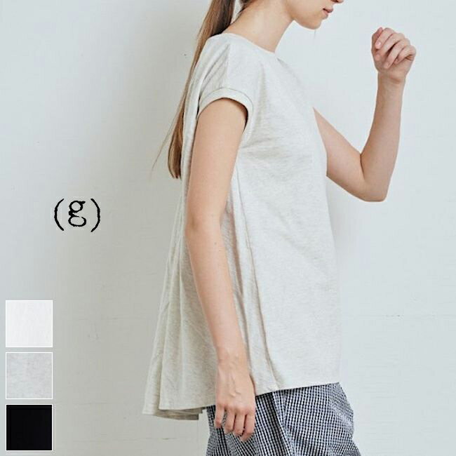 5/21(Tue)13:59まで　　(g) グラムBACK SHIRRING TUNIC 3colormade in Japan g-494