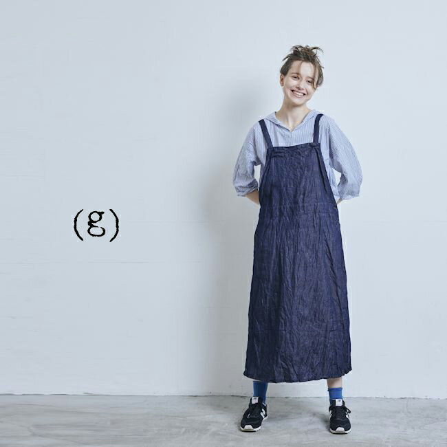 お買い物マラソン♪5/9(thu)20:00〜5/16(thu)1:59　(g) グラムLIGHT DENIM JUMPER SKIRTmade in Japan g-511