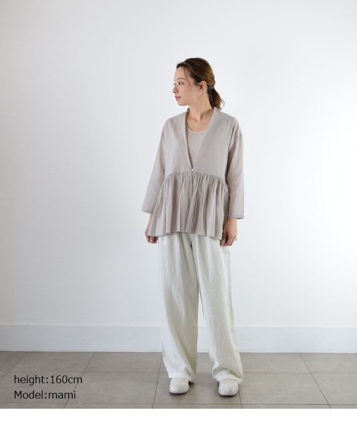 【即日発送】【全品対象!!10％OFFクーポン】9/12(金)17:00～9/18(木)9:59まで 　 【動画あり】 evam eva(エヴァムエヴァ)water linen wide pants 2colormade in japane253t019