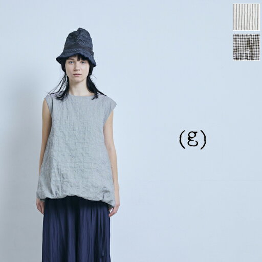 \10%OFFクーポン/月末月初開催!! 5/28(水)18:00~6/3(火)9:59まで (g) グラムSTRIPE&CHECK BALLOON TUNIC 2colormade in Japan g-612 \10%OFFクーポン/月末月初開催!! 5/28(水)18:00~6/3(火)9:59まで (g) グラムSTRIPE&CHECK BALLOON TUNIC 2colormade in Japan g-612