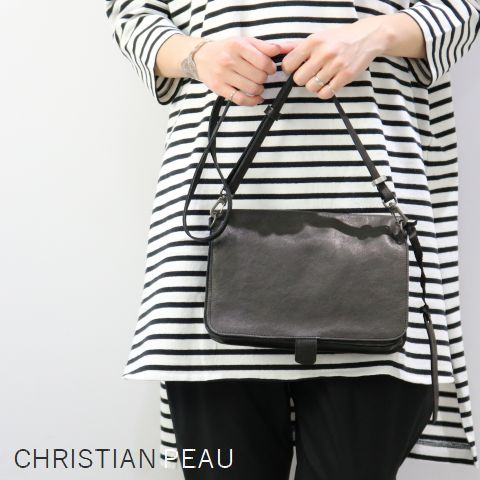 【 CHRISTIAN PEAU 全品ポイント10倍中】5/23(Thu)19:59まで CHRISTIAN PEAU(クリスチャン ポー)LEATHER BAG 05128-1【 北海道も送料無料 】