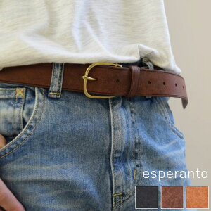 【 esperanto 最大12％OFFクーポン】＼GW企画／5/7(tue)9:59まで　　esperanto (エスペラント)BELT 3colormade in japanesp-6144【 北海道も送料無料 】