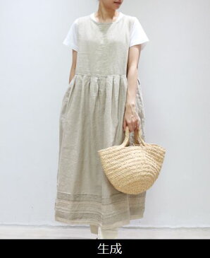 【予約商品】 ubasoku (ウバソク)ノースリーブ ワンピース 2colorub-0123