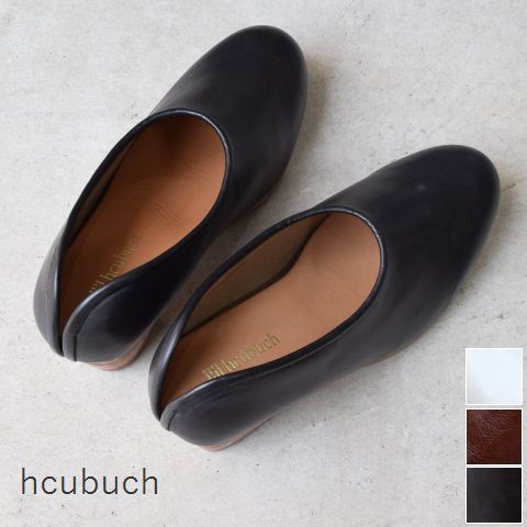 【 hcubuch 月末月初10％OFFクーポン!!毎月恒例】5/28(tue)14:00～ 6/2(sun)13:59まで　hcubuch(フーブ)はまぐりがた カウレザーサボ 2color h035【 北海道も送料無料 】