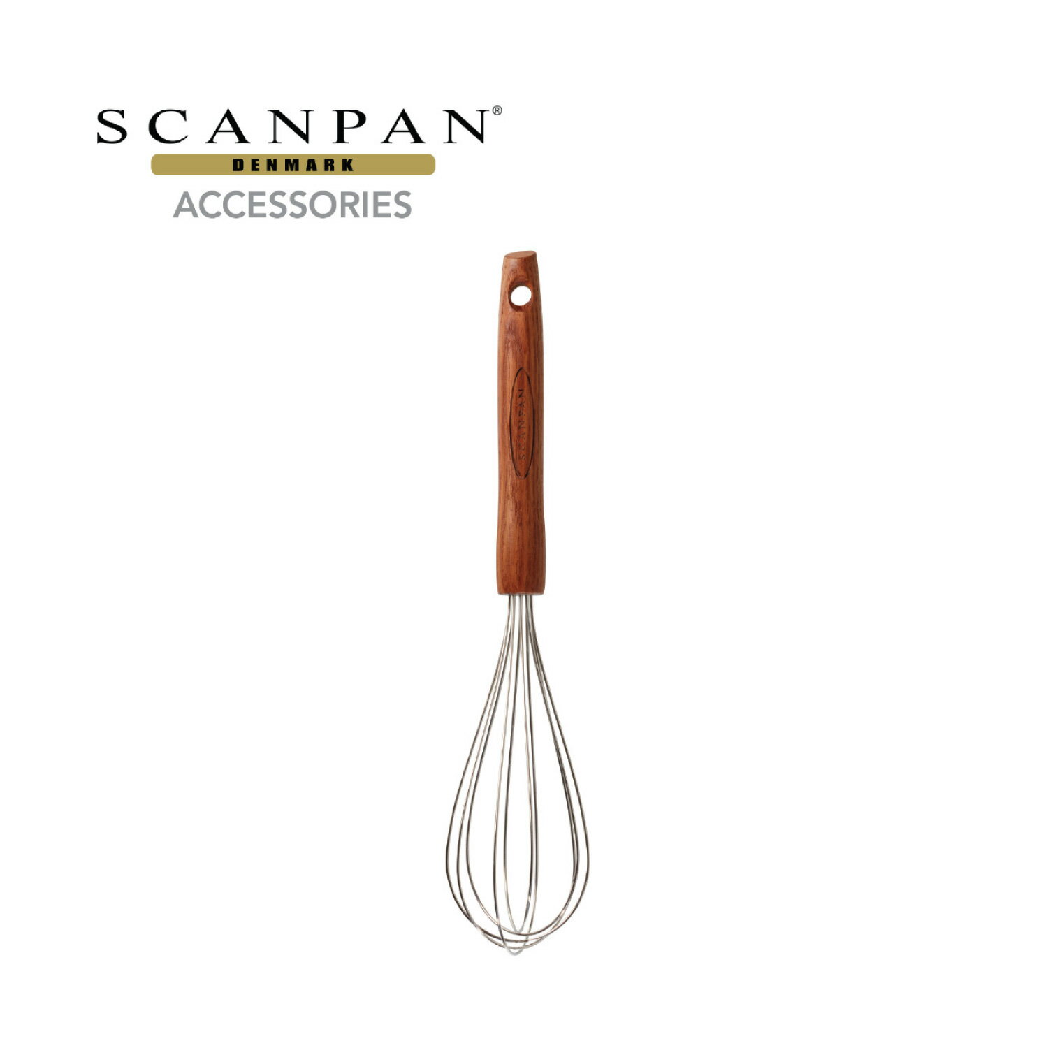 SCANPAN 30cm ウィスク 泡だて器 Silicone/Carbonized Ash