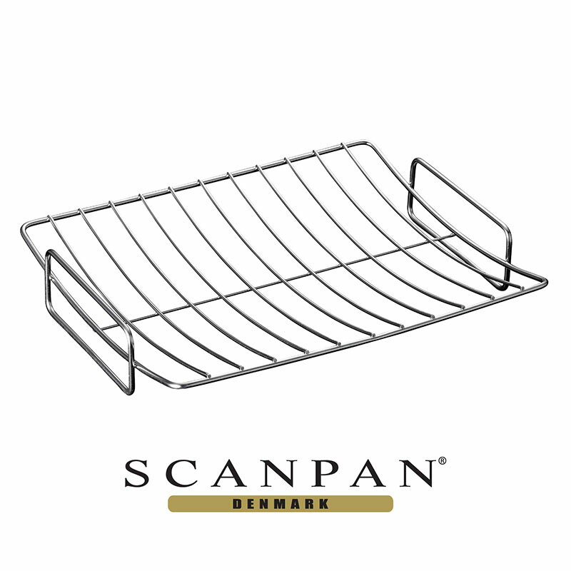 スキャンパン Accessories ロースターラック（大）| SCANPAN スキャン パン ラック ステンレス オーブン対応 調理器具 油切り グリル ロースト キッチングッズ ロースティング BBQ バーベキュー ローストチキン roasting rack chicken ギフトプレゼント