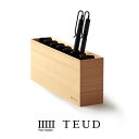 TEUD テウド ペンホルダー | ブラック ダイワ産業 日本製 ペン立て Pen Holder ひのき 木 木製 国産 天然木 おしゃれ ミニマル 高級感 イ...