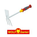 WOLF Garten グリップハンドルダブルくわ 耕運 | ウルフガルテン LN-2K Wolfgarten mini tools ハンドル付きミニシリーズ ...