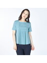 プリーツジャージーカットソー KEITH キース トップス カットソー・Tシャツ ホワイト ネイビー イエロー ブルー【送料無料】[Rakuten Fashio...