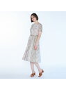 【WEB限定】Liberty Printパッチワーク3ワンピース SCAPA スキャパ ワンピース・ドレス ドレス ピンク【送料無料】[Rakuten Fash...
