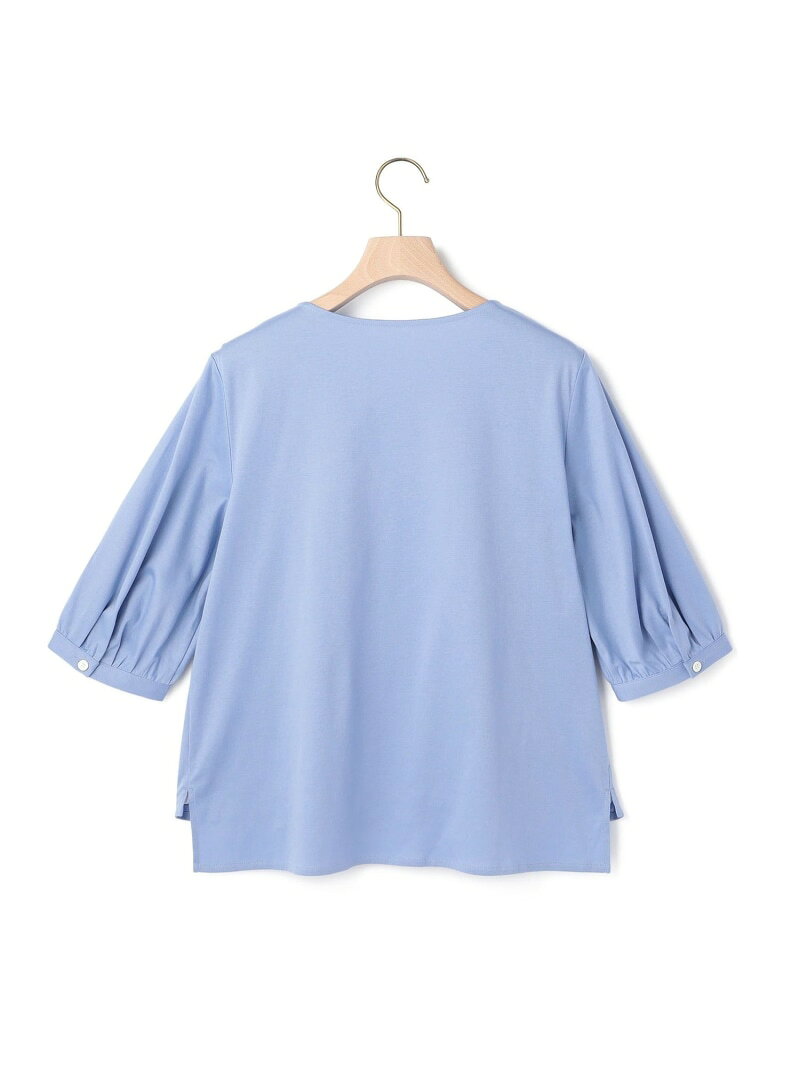 【SALE／32%OFF】スムースレイパフスリーブカットソー SCAPA スキャパ トップス カットソー・Tシャツ ネイビー【RBA_E】【送料無料】[Rakuten Fashion] scapa-keith-10009463 スキャパ/キース サンプル画像3
