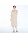 【SALE/51%OFF】ドライツイルワンピース SCAPA スキャパ ワンピース・ドレス ドレス ベージュ【RBA_E】【送料無料】[Rakuten Fash...