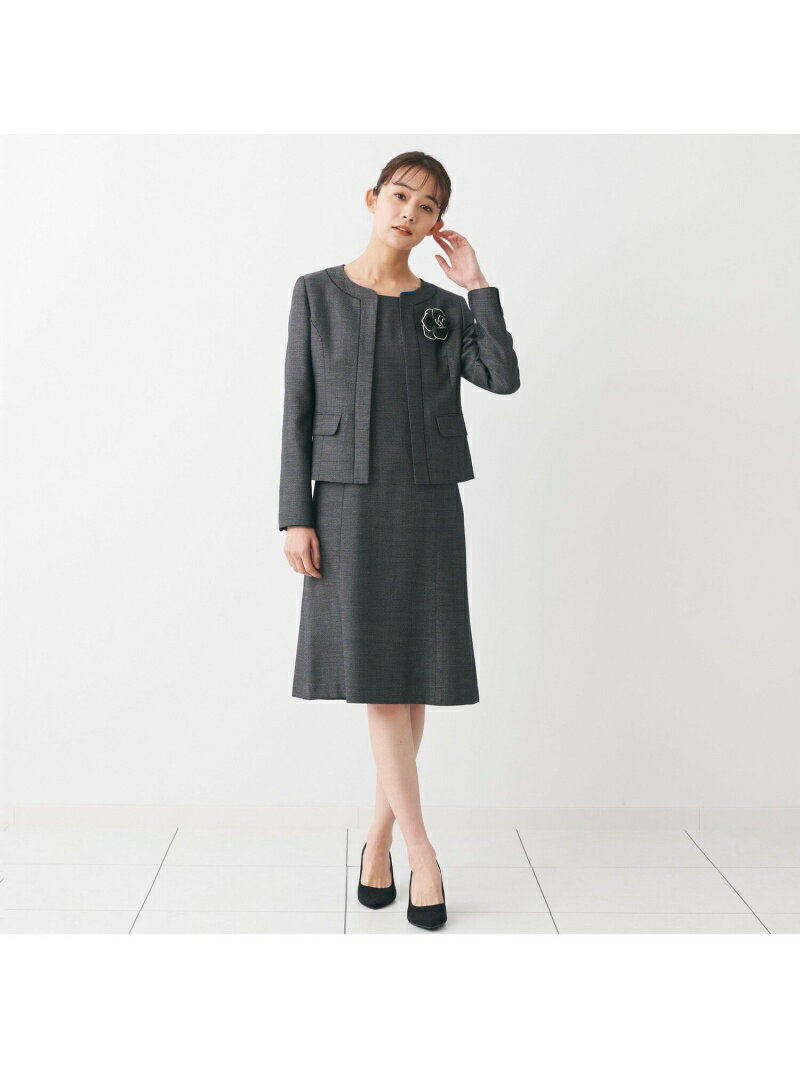 バーズアイワンピース KEITH キース ワンピース・ドレス ドレス グレー ネイビー【送料無料】[Rakuten ..