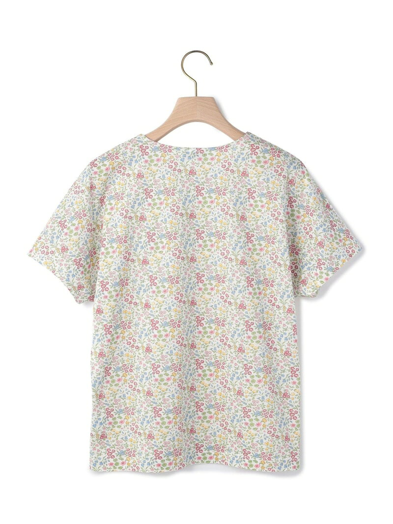 【SALE／44%OFF】Liberty Printシャインカットソー SCAPA スキャパ トップス カットソー・Tシャツ ブルー レッド【RBA_E】【送料無料】[Rakuten Fashion] scapa-keith-10009354 スキャパ/キース サンプル画像3