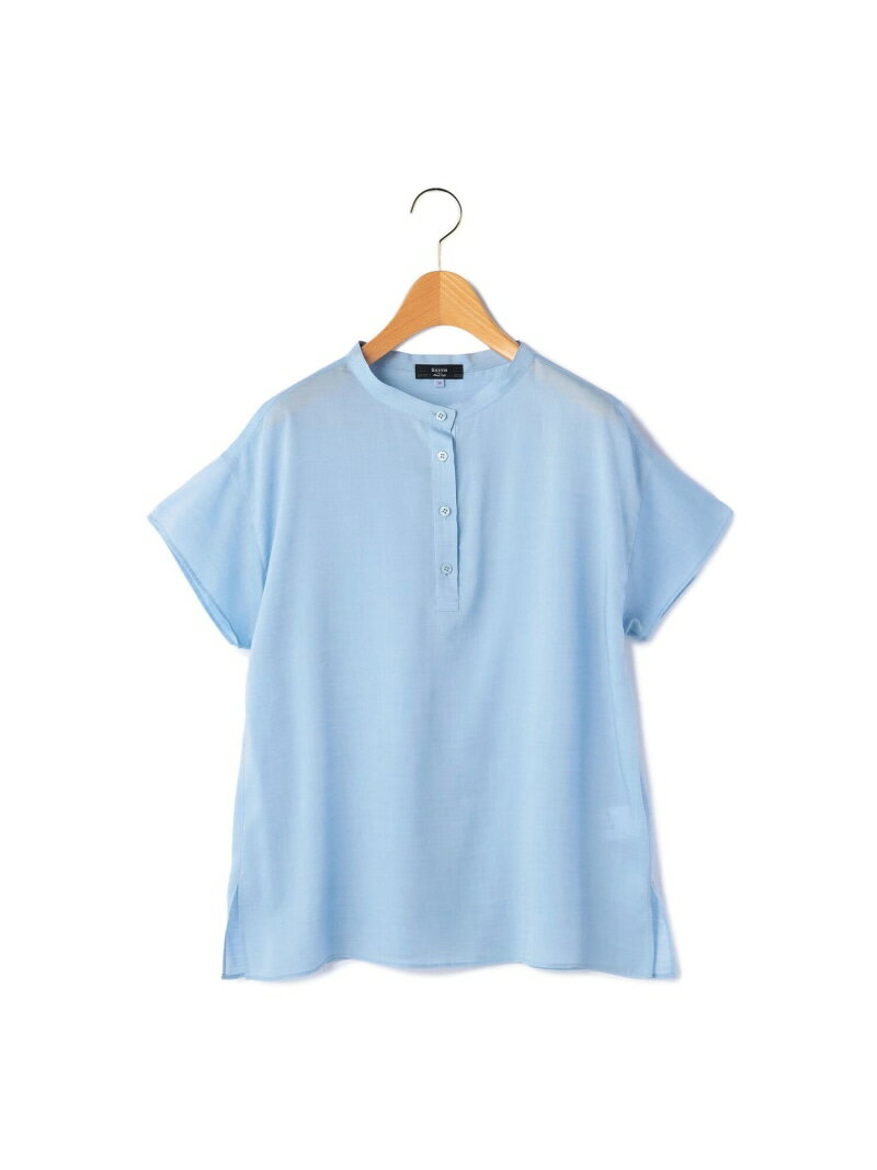 【SALE／40%OFF】ウォッシャブルキュプラブラウス KEITH キース トップス シャツ・ブラウス ブラック ブルー ベージュ【RBA_E】【送料無料】[Rakuten Fashion]のサムネイル