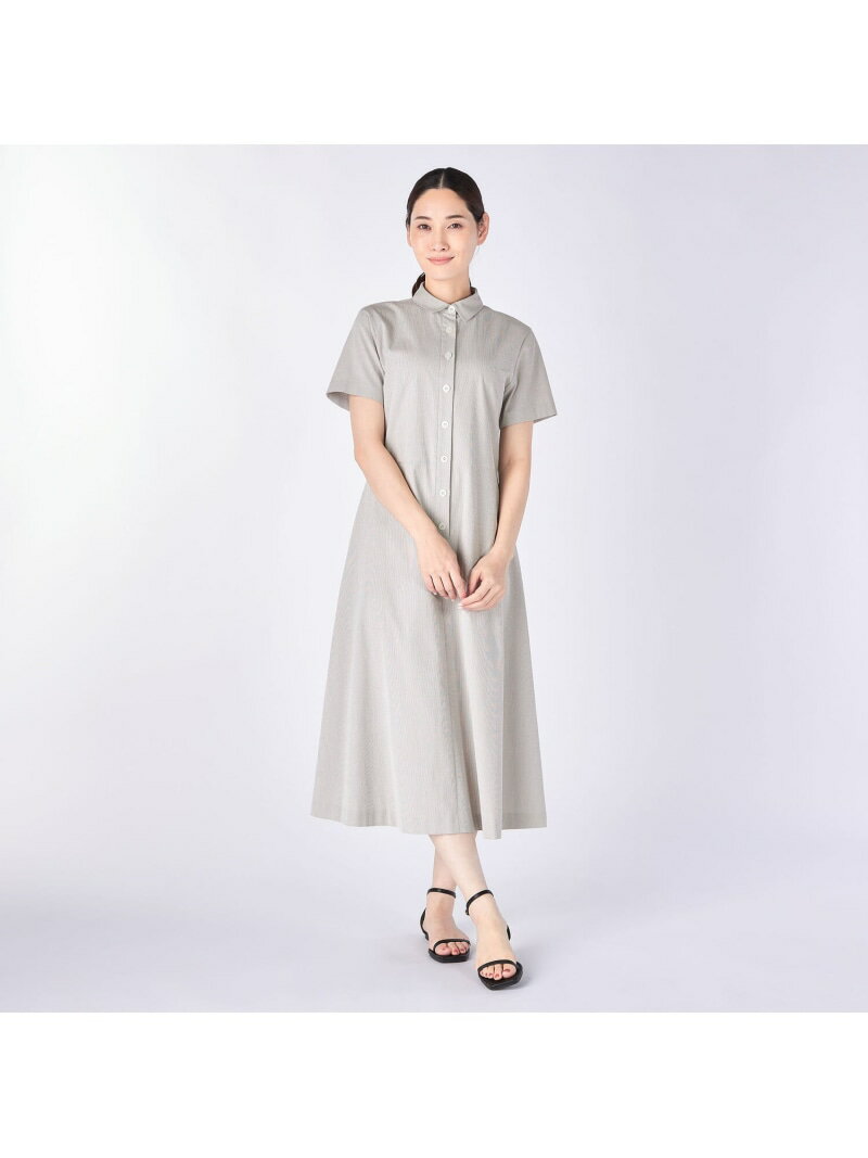 【Lサイズ】コードレーンワンピース KEITH キース ワンピース・ドレス ドレス ベージュ ネイビー【送料無料】[Rakuten Fashion]