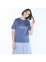 【SALE/28%OFF】コットンスムース刺繍カットソー SCAPA スキャパ トップス カットソー・Tシャツ グリーン ホワイト ブルー【RBA_E】【送料無...