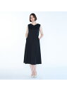【SALE/44%OFF】プレーティングテンジクワンピース SCAPA スキャパ ワンピース・ドレス ドレス ブラック ベージュ【RBA_E】【送料無料】[Ra...