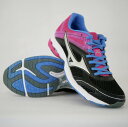 【 ミズノ MIZUNO 】 ランニングシューズ ウエーブイダテンダイナ 2 ブラック×シルバー×ピンク J1GB158603 フルマラソンのレース ランシュー WAVE IDATEN DYNA 2(4)