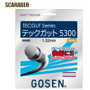 ゴーセン(GOSEN) ソフトテニス ストリングス テックガット 5300 SS603 ホワイト