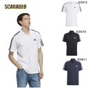【在庫処分セール】アディダス ポロシャツ 半袖 メンズ ESS 3S ポロシャツ Tシャツ レディース メンズ ブランド ファッション アウトドア ゴルフ スポ...