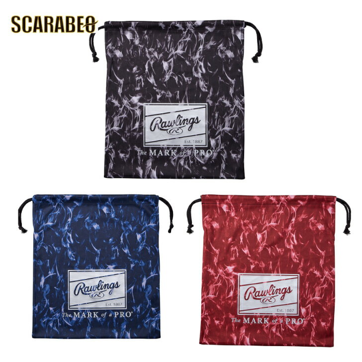 ローリングス Rawlings グラブ袋 グローブ袋 巾着バッグ グラブメンテナンス用品 EAC15F02 昇華グラフ..