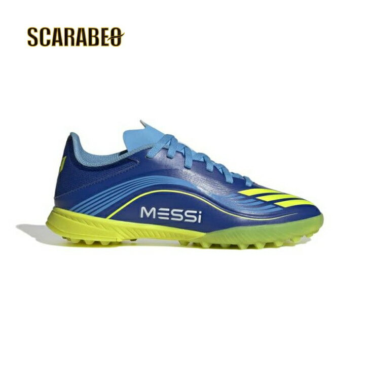 adidas アディダス F50 MESSI LEAGUE TF JR4426 ジュニア サッカースパイク 人工芝用 ブルー MESSI VIS..