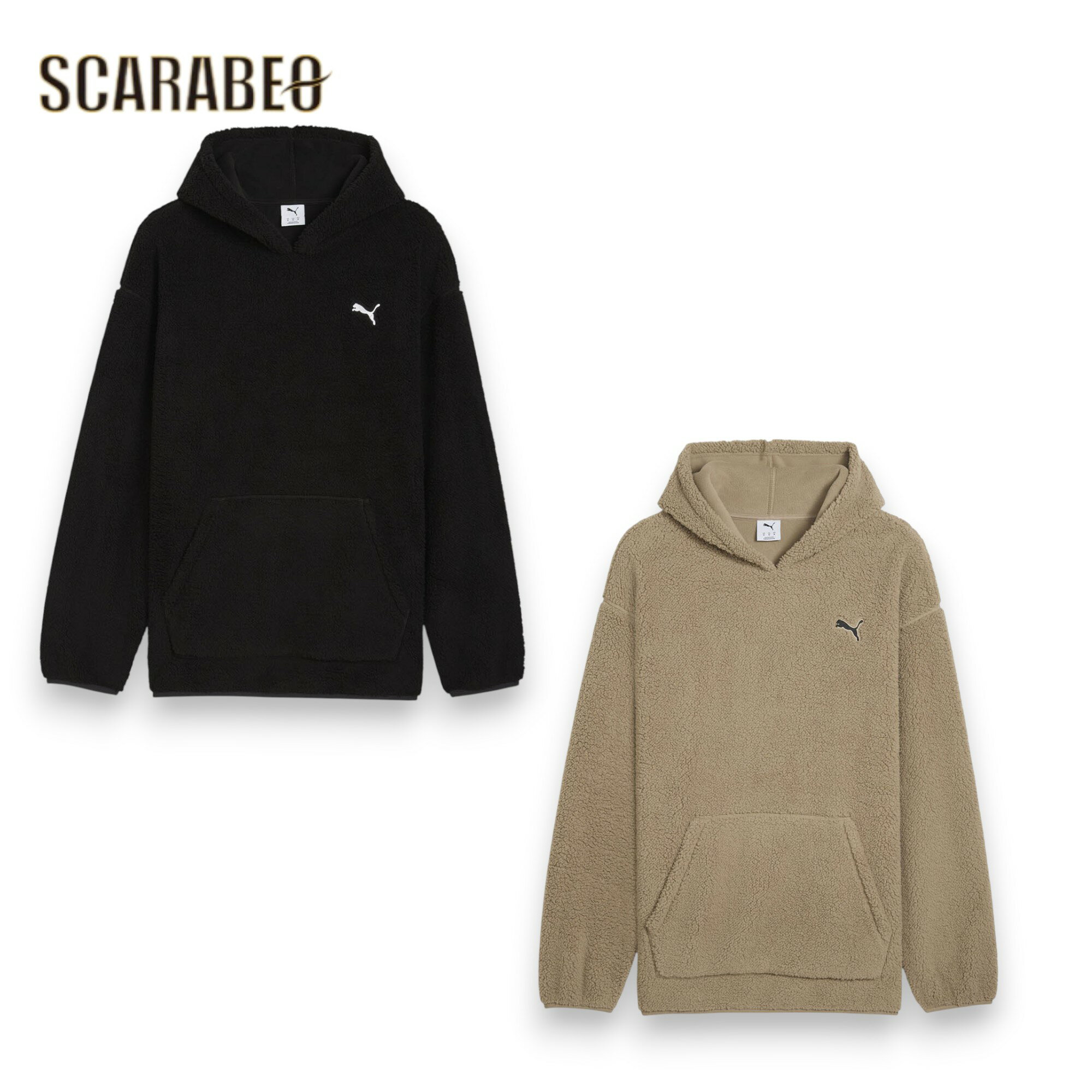 プーマ PUMA フリースジャケット メンズ ESS ELEVATED フードシェルパー 691069 55 アイスコーヒー 01 ..