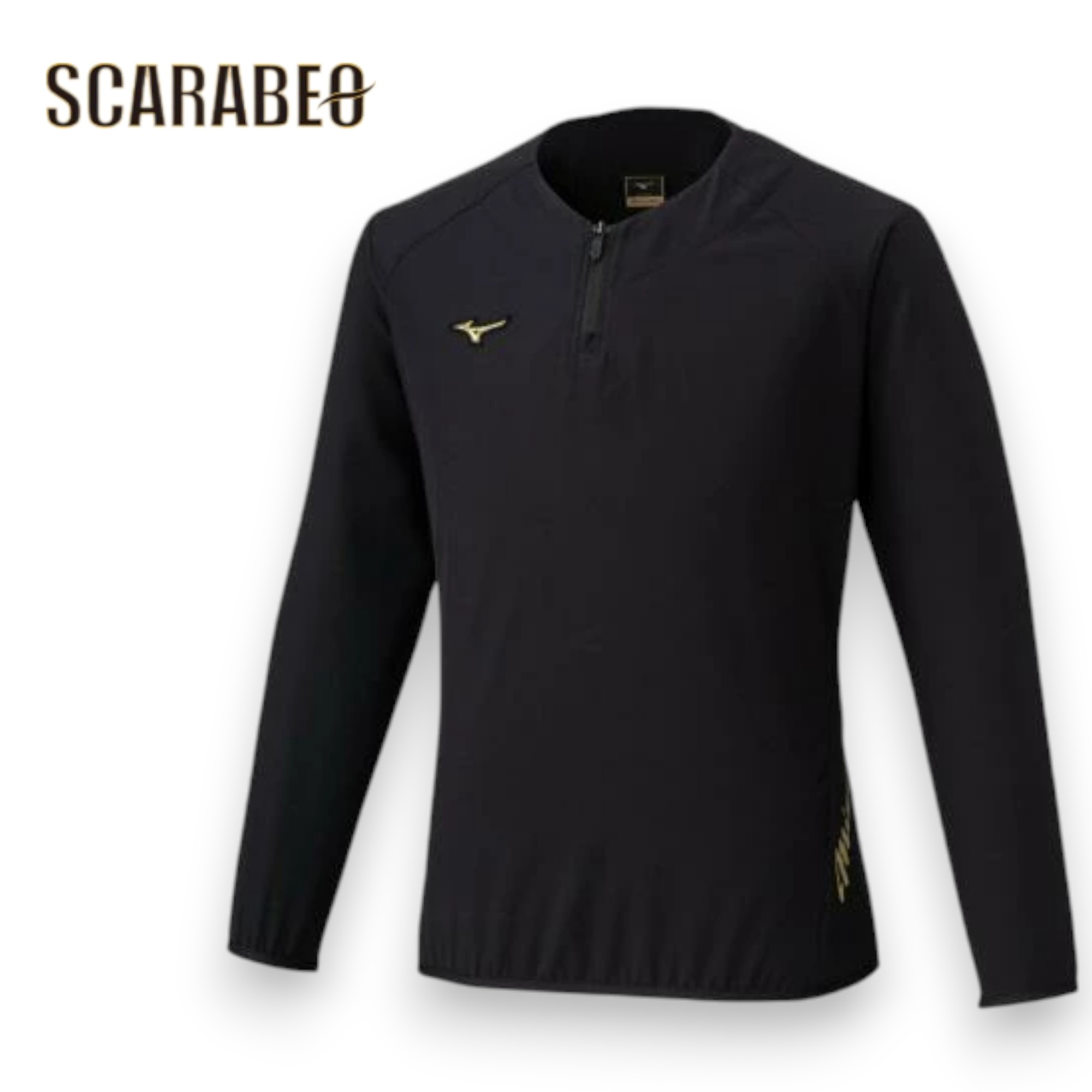 MIZUNO PRO ミズノプロ トレーニングジャケット 長袖 ユニセックス ストレッチ布帛 ブラック 12jecj7009