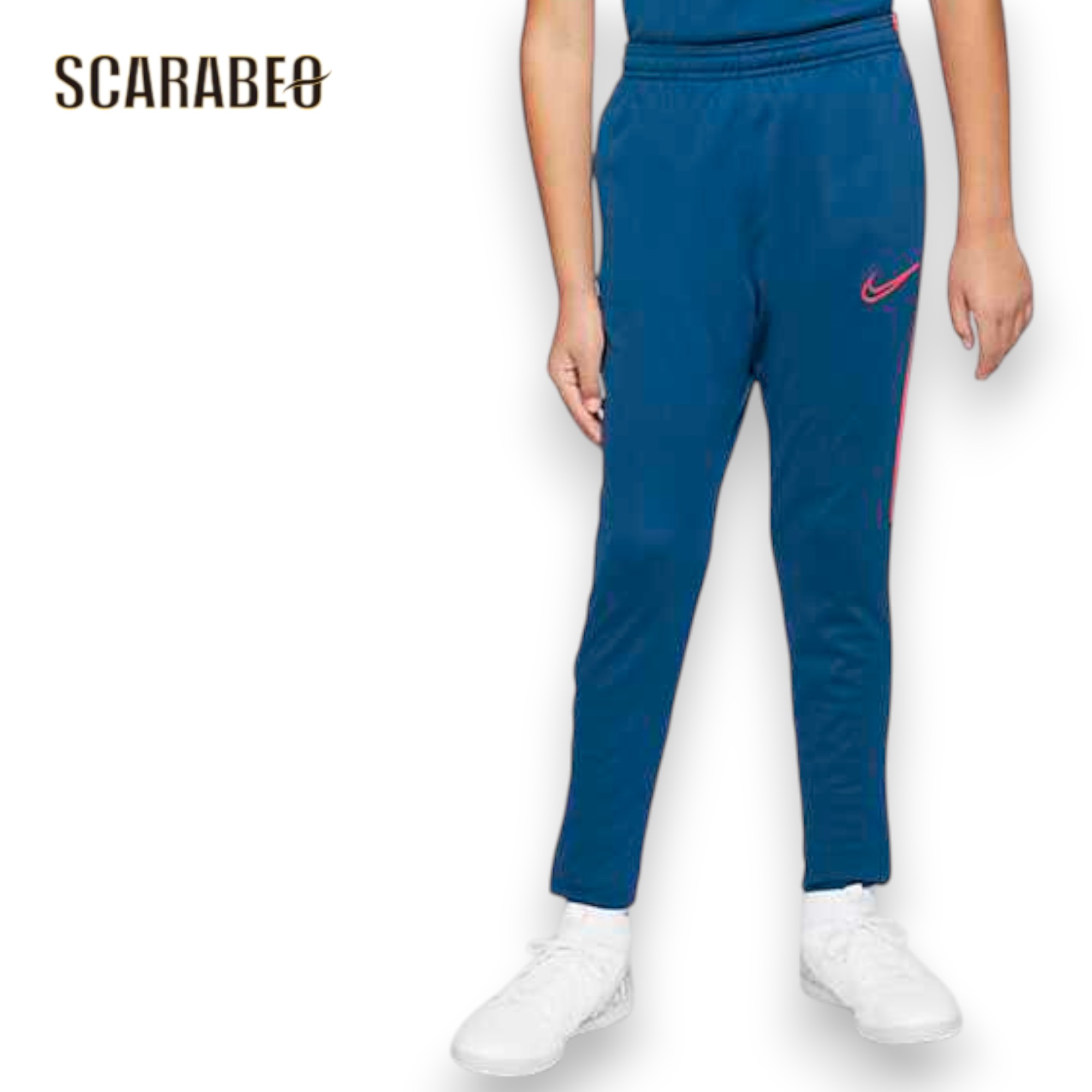 ナイキ NIKE ジュニア YTH DRI-FIT アカデミー KPZ パンツ 150cm AO0745-432 ストレッチ テーパード フルジップ サッカー トレーニング ヴァレリアンブルー×レーザークリムゾン ao0745-432