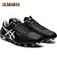 【 ASICS アシックス 】 サッカー スパイク DSライト X-FLY4 ブラック × ホワイト 1101A006-016 DSLIGH