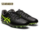 アシックス サッカー スパイク DS ライト AG ブラック×セーフティイエロー 1103A077-002 DS LIGHT ASICS