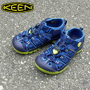 KEEN キーン NEWPORT H2 キッズ BLUE DEPTH/CHARTREUSE 15cm～19.5cm