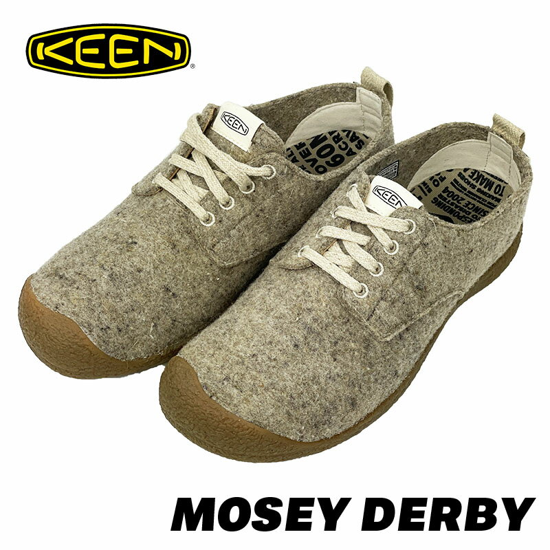 KEEN キーン メンズ MOSEY DERBY モージーダービー TAUPE FELT / BIRCH トープフェルト / バーチ ダービーシューズ 抗菌 防臭 履きやすい