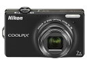 【中古】Nikon デジタルカメラ COOLPIX (クールピクス) S6000 ノーブルブラック S6000BK|詳細画像
