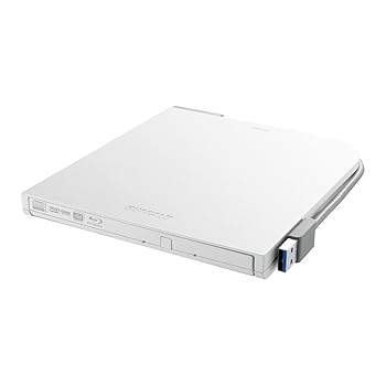 【中古】BUFFALO BDXL対応 USB3.0 ポータブルブルーレイドライブ フラットデザイン ウルトラスリムタイ..