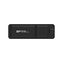 【中古】シリコンパワー PX10 4TB USB-C 3.2 Gen 2 最大読出速度1,050MB/秒 ポータブル外付けSSD iPhone 15 Pro/P...
