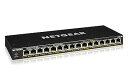 【中古】【正規品】 ネットギア NETGEAR スイッチングハブ 16ポート 1G PoE+ (115W) 金属筐体 静音ファンレス メーカー3年保証 アンマネ...