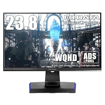 【中古】IODATA ゲーミングモニター 23.8インチ GigaCrysta WQHD ADSパネル RPG向き (HDMI×3/DisplayPo..