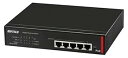 【中古】バッファロー BS-GSL2005P 法人向け Giga対応 PoE Layer2 スマートLiteスイッチ 5ポート